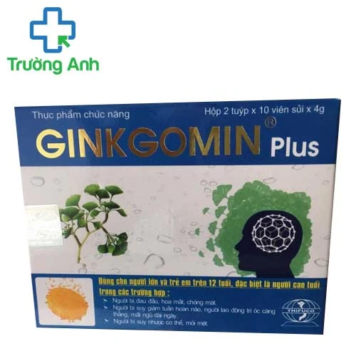 Ginkgomin Plus - Giúp tăng cường lưu thông máu lên não hiệu quả