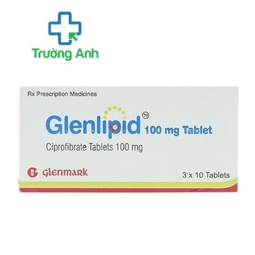 Glenlipid 100mg - Thuốc điều trị chứng tăng lipid máu của Ấn Độ