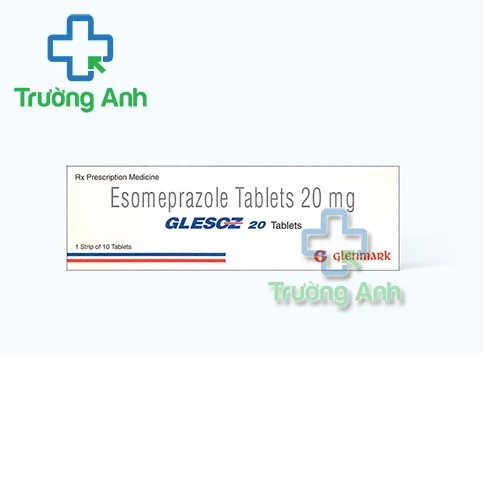 Glesoz 20 Glenmark - Thuốc trị trào ngược dạ dày, thực quản của Ấn