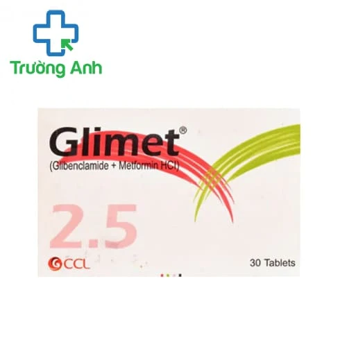 Glimet 500mg/ 2.5 tablets - Điều trị bệnh đái tháo đường type II