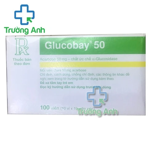 Glucobay 50mg - Thuốc hỗ trợ điều trị bệnh đái tháo đường hiệu quả