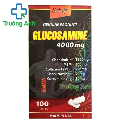 Glucosamine 4000mg Schiff - Điều trị các bệnh xương khớp hiệu quả của Mỹ