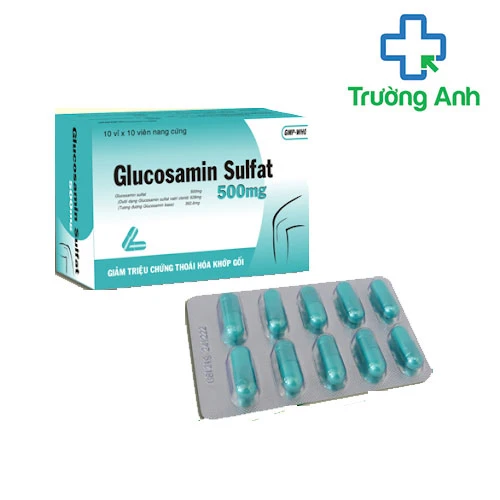 Glucosamin sulfat 500mg Tipharco - Giảm triệu chứng thoái hóa khớp hiệu quả