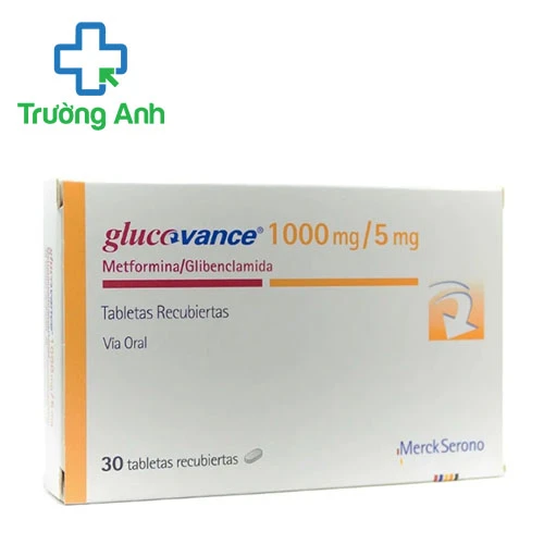 Glucovance 1000mg/5mg - Thuốc điều trị đái tháo đường tuýp 2