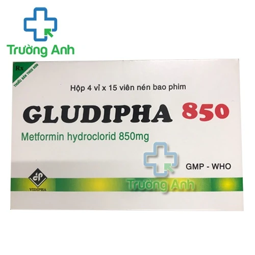 Gludipha 850 - Thuốc điều trị đái tháo đường hiệu quả của Vidipha