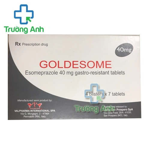 Goldesome 40mg - Thuốc điều trị viêm thực quản hiệu quả của Valpharma