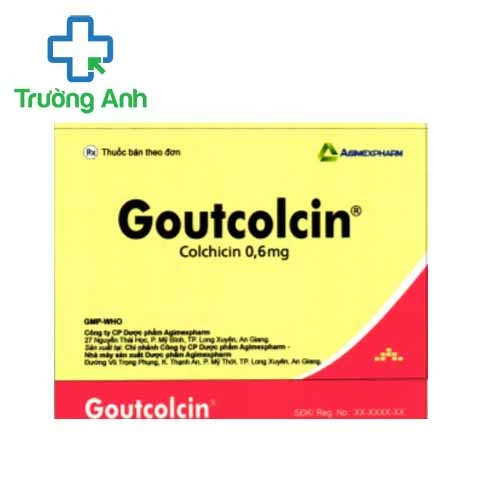 Goutcolcin 0,6mg- Thuốc điều trị bệnh gút hiệu quả của Agimexpharm