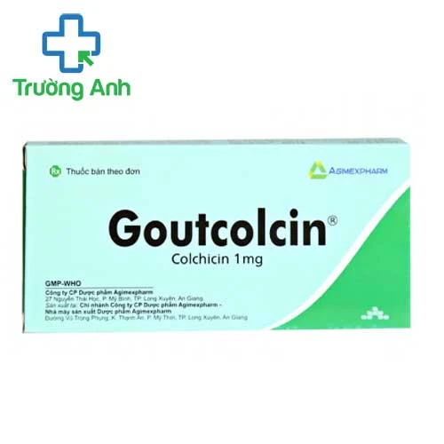 Goutcolcin 1mg- Thuốc điều trị bệnh gút hiệu quả của Agimexpharm