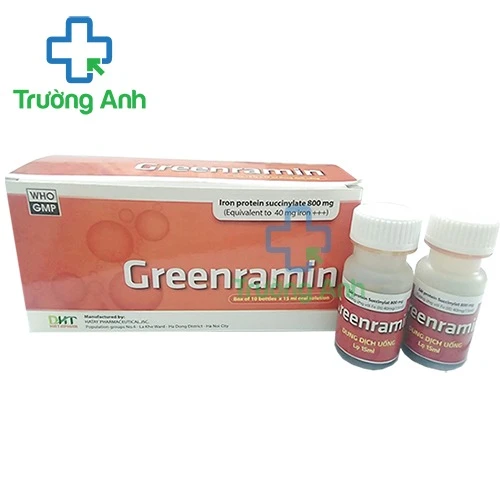 Greenramin - Giúp bổ sung sắt hiệu quả của Hataphar
