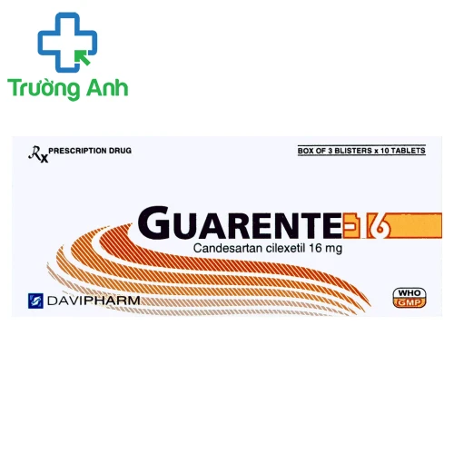 Guarente-16 - Thuốc điều trị tăng huyết áp hiệu quả của Davipharm
