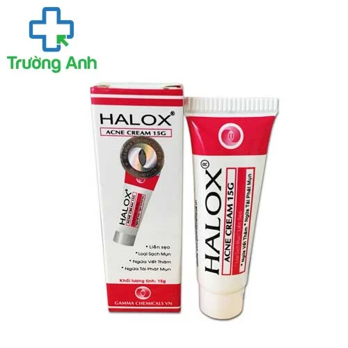Halox cre. 15g - Thuốc trị mụn trứng cá hiệu quả