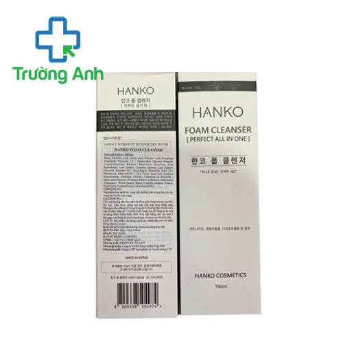 Sữa rửa mặt Hanko Foam Cleanser 150ml cho da dầu, da mụn và hỗn hớp