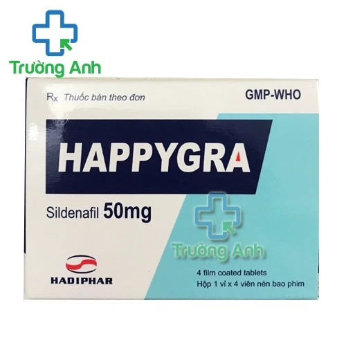 Happygra 50mg - Thuốc điều trị rối loạn cương dương hiệu quả 