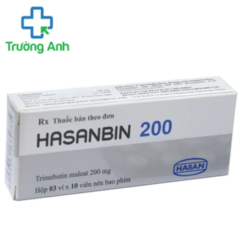 HASANBIN 200 - Thuốc điều trị đau do rối loạn chức năng vận chuyển ở ống tiêu hóa và đường mật 