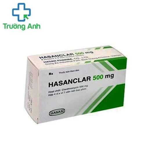 HasanClar 500mg - Thuốc kháng sinh điều trị nhiễm khuẩn hiệu quả