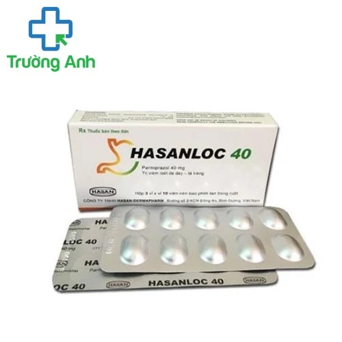 Hasanloc 40mg - Thuốc điều trị viêm loét dạ dày, tá tràng hiệu quả