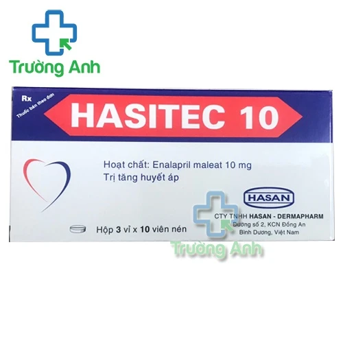 Hasitec 10 - Thuốc điều trị cao huyết áp hiệu quả của Hasan