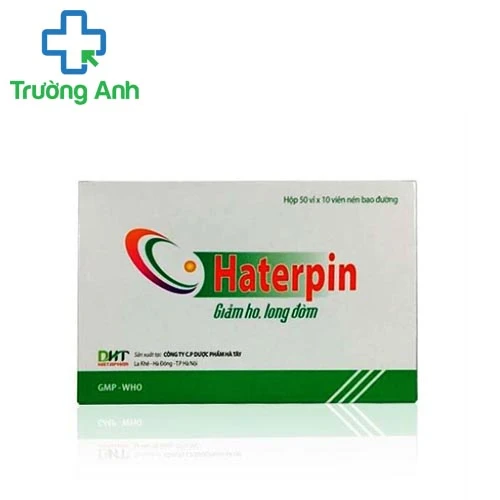 Haterpin - Thuốc trị ho hiệu quả của Hataphar