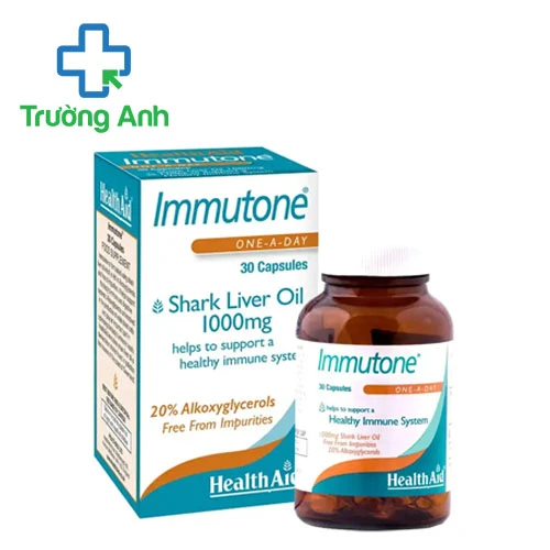 HealthAid Immutone Shark Liver Oil 1000mg - Viên uống tăng cường sức khỏe tim mạch hiệu quả