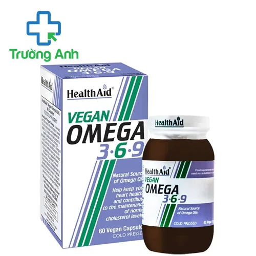 HealthAid Vegan Omega 3.6.9 - Viên uống hỗ trợ giảm cholesterol máu hiệu quả
