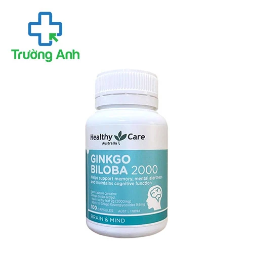 Healthy Care Ginkgo Biloba 2000mg - Viên uống tăng cường lưu thông máu