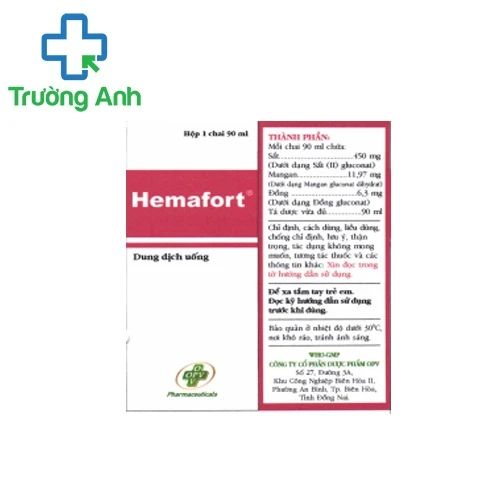 Hemafort - Giúp bổ sung sắt hiệu quả của OPV