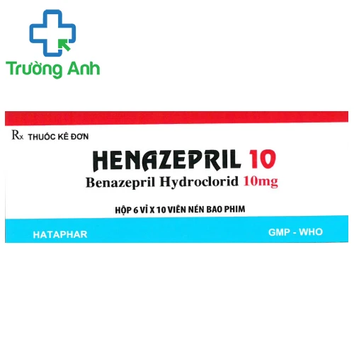 Henazepril 10 Hataphar - Thuốc điều trị tăng huyết áp hiệu quả