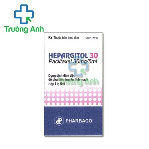 Hepargitol 30mg/5ml Pharbaco - Thuốc điều trị ung thư hiệu quả