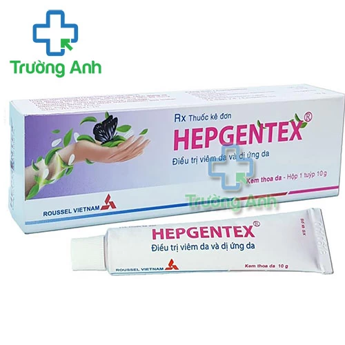 Hepgentex 10g Rousel - Thuốc bôi trị viêm da, côn trùng cắn
