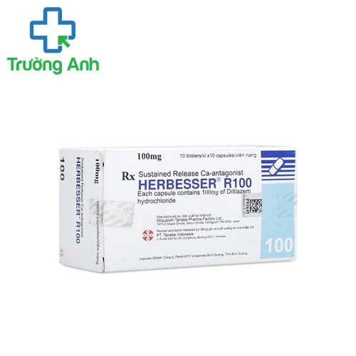 Herbesser R100 - Thuốc điều trị tăng huyết áp vô căn hiệu quả của Nhật Bản