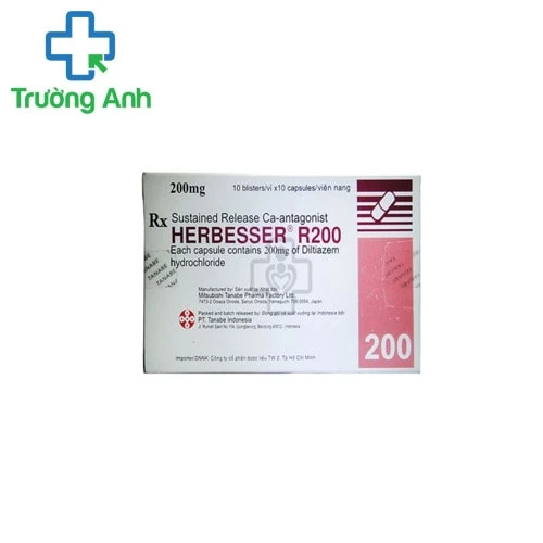 Herbesser R200 - Thuốc điều trị tăng huyết áp hiệu quả của Nhật Bản