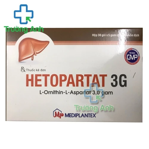 Hetopartat 3G - Thuốc điều trị các bệnh về gan hiệu quả