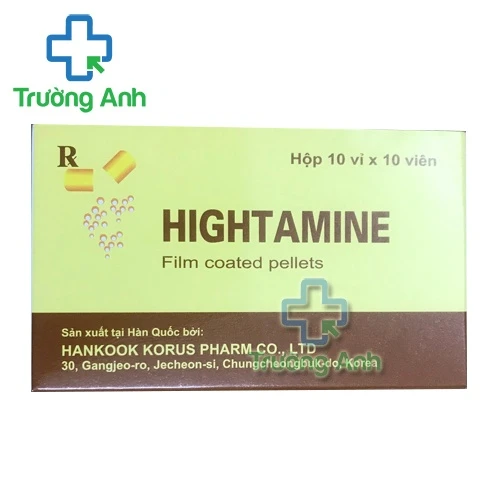 Hightamine - Thuốc giúp bổ sung dinh dưỡng hiệu quả của Hàn Quốc