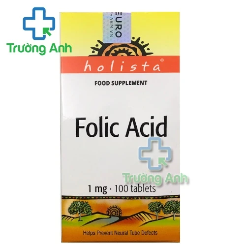 Holista Folic Acid - Viên uống ngăn ngừa thiếu máu hiệu quả 