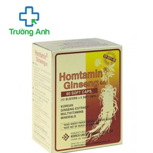 Homfamin Ginseng Mediphar - Hỗ trợ bổ sung vitamin và khoáng chất