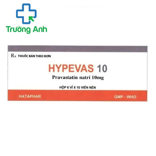 Hypevas 10 - Điều trị tăng cholesterol máu của Hataphar