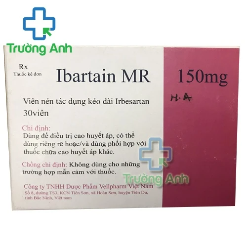 Ibartain MR 150mg - Thuốc điều trị cao huyết áp hiệu quả của Vellpharm