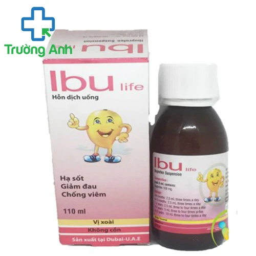 Ibulife 110ml - Thuốc giảm đau, hạ sốt hiệu quả của UAE