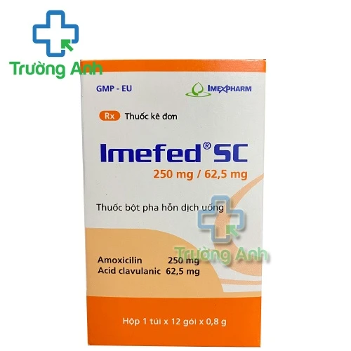 Imefed SC 250mg/62,5mg - Thuốc điều trị nhiễm trùng đường hô hấp của Imexpharm