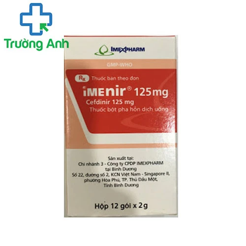 Imenir 125 - Thuốc điều trị nhiễm khuẩn cho trẻ em của Imexpharm