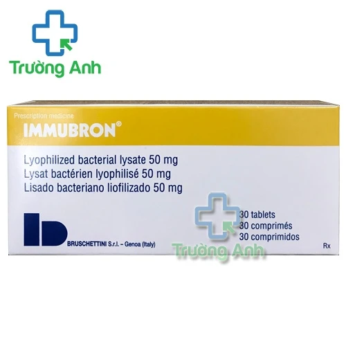 Immubron 50mg Bruschettini - Phòng và hỗ trợ điều trị nhiễm khuẩn hiệu quả