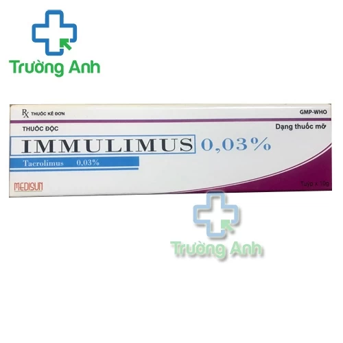 Immulimus 0,03% - Thuốc điều trị chàm thể tạng của MEDISUN