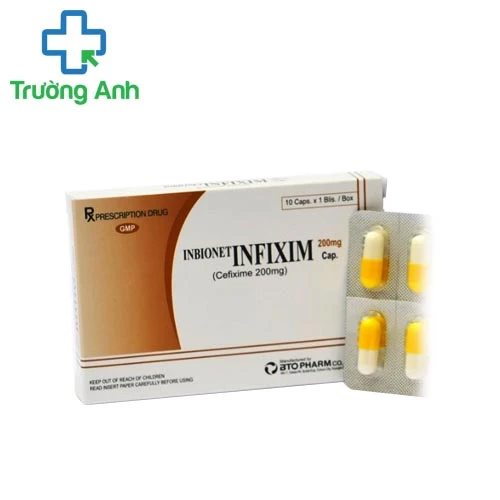 Inbionetinfixim 200mg - Thuốc kháng sinh trị bệnh hiệu quả
