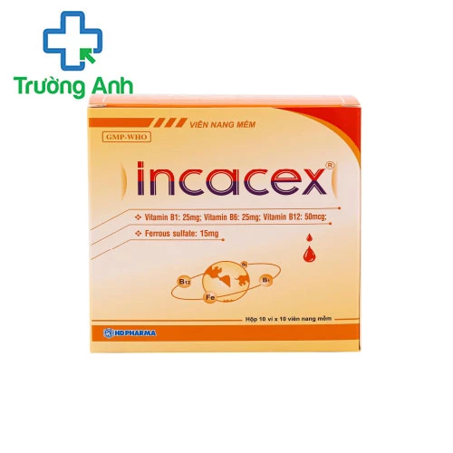 Incacex - Bổ sung vitamin và khoáng chất cho cơ thể
