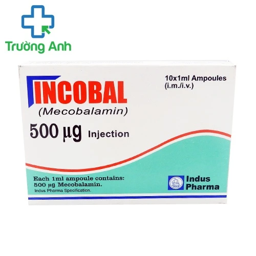 Incobal 500mcg Injection - Thuốc trị thần kinh ngoại biên hiệu quả