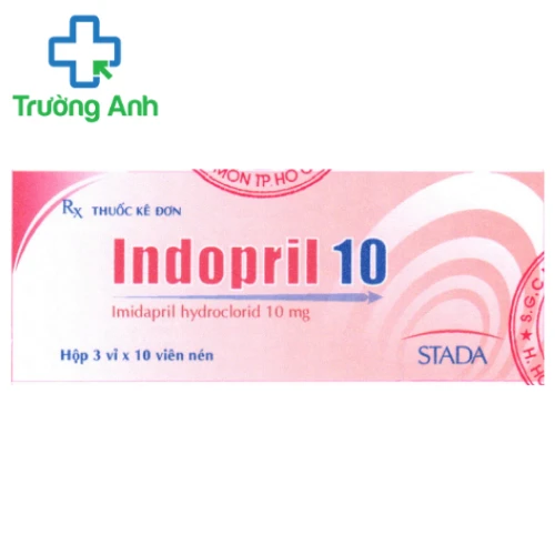 Indopril 10 Stella - Thuốc điều trị tăng huyết áp vô căn ở người lớn