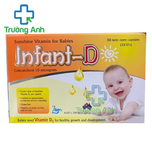 Infant-D - Thực phẩm bổ sung Vitamin D3 cho bé của Úc