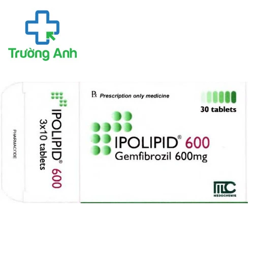 Ipolipid 600 Medochemie - Thuốc điều trị tăng lipid huyết hiệu quả