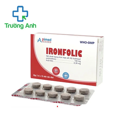 Ironfolic Apimed - Thuốc điều trị thiếu sắt hiệu quả