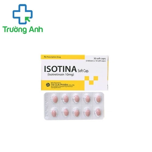 Isotina 10mg - Thuốc điều trị mụn trứng cá nặng hiệu quả của Hàn Quốc